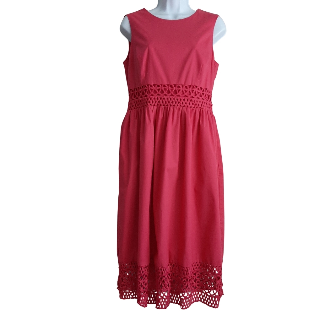 Nanette Lepore Cotton Sleeveless Pink Dress Size 6